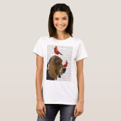 T-shirt Basset Hound et Birds (Devant entier)