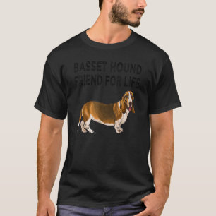 T-shirt Basset Hound Friend For Life Dog Friend