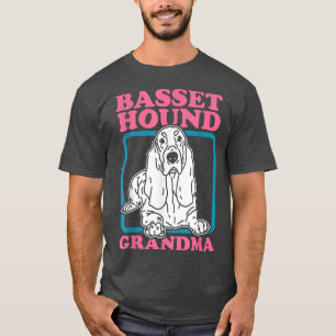 T-shirt Basset Hound Grand-mère Chien propriétaire Basset