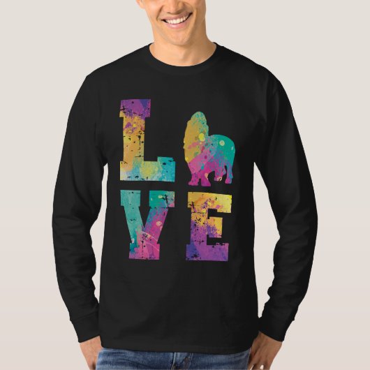 T-shirt Basset Hound Love (Devant)
