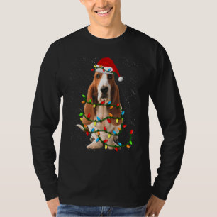 T-shirt Basset Hound Noël Drôle Basset Hound Chien