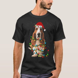 T-shirt Basset Hound Noël Drôle Basset Hound Chien