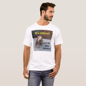T-Shirt Basset Hound Snow Sweeper (Voorkant volledig)