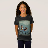 T-Shirt Basset Hound Tandem (Devant entier)