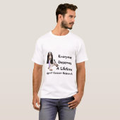 T-shirt Basset - vie (Devant entier)