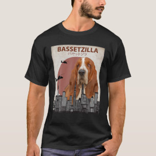 T-shirt Bassetzilla Funny Basset Hound T Shirt Don pour Do