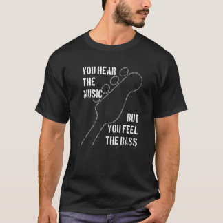 T-shirt Bassins comme il plus profond notes basse vous sen