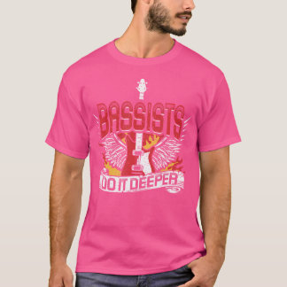 T-shirt Bassins vintages Faites-Le Plus Profond Basse élec