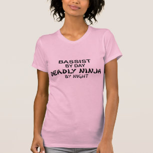 T-shirt Bassiste Ninja mortel par nuit