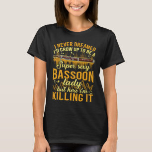 T-shirt Basson Bassoonist Instrument Woodwind Player