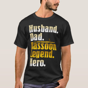 T-shirt Basson Player Instrument pour un Bassooniste