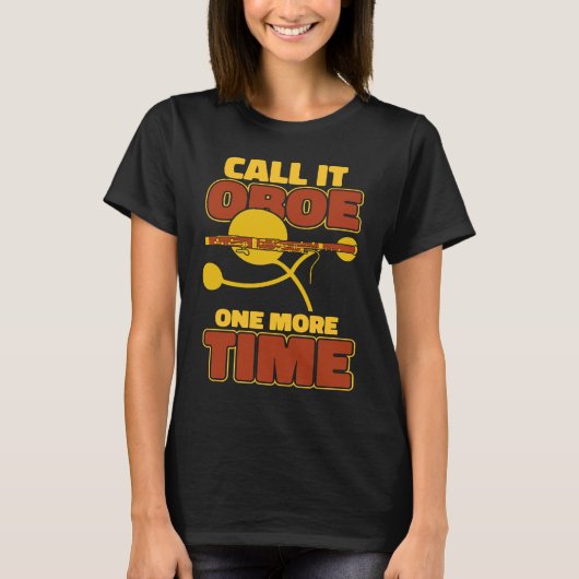 T-shirt Bassoon Call it oboe one more time (Devant)