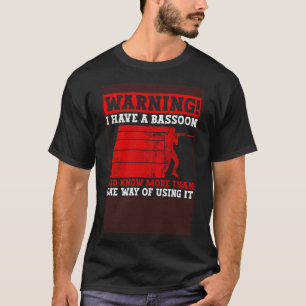 T-shirt Bassoon Vent Instrument Et Woodwind Instrument Ba