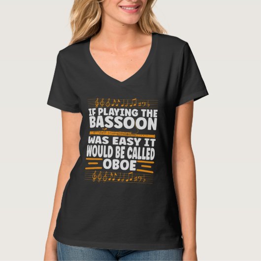 T-shirt Bassoonist Bassoon Expert (Devant)