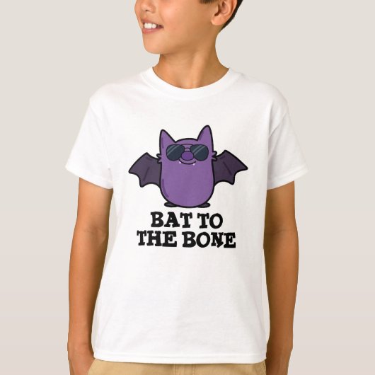 T-shirt Bat À L'Os Drôle Animal Pun (Devant)