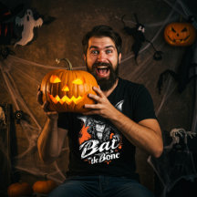 Bat à l'os - Drôle Cool chauve Halloween