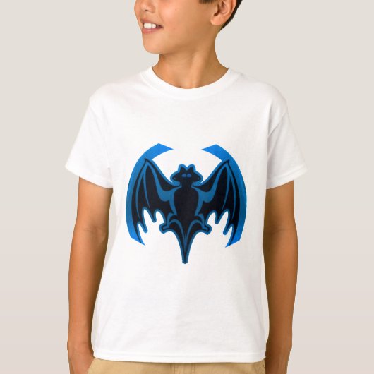 T-shirt Bat Bleu Le MUSÉE Zazzle Cadeaux (Devant)