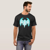 T-shirt Bat Cyan Inv Le MUSÉE Zazzle Cadeaux (Devant entier)