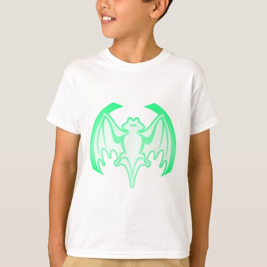 T-shirt Bat Green Inv Le MUSÉE Zazzle Cadeaux (Devant)