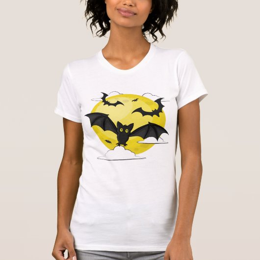 T-shirt Bat Halloween (Devant)