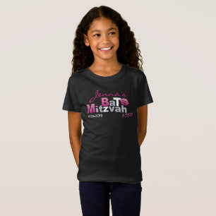 T-shirt Bat Mitzvah LOVE & KISSES