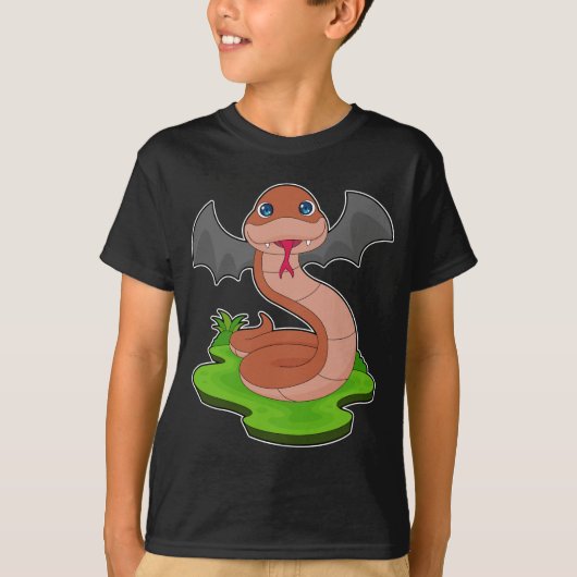 T-shirt Bat serpent (Devant)