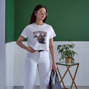 T-shirt Bat-tercup Funny Halloween Cupcake Food Pun