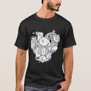 T-shirt Bataille Chats évolution Chats murale