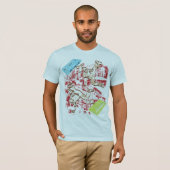 T-shirt Bataille de B-boy Cassette (Devant entier)