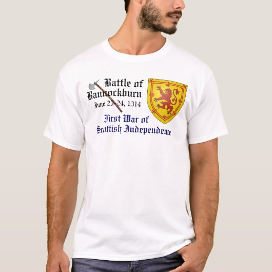 T-shirt Bataille de Bannockburn (Devant)