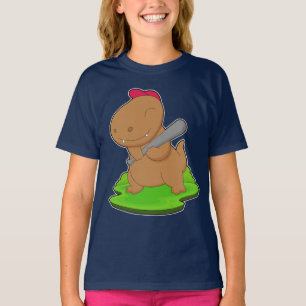 T-shirt Bataille de baseball de Dinosaur