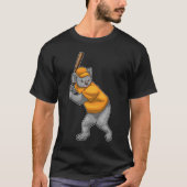 T-shirt Bataille de baseball de Koala (Devant)
