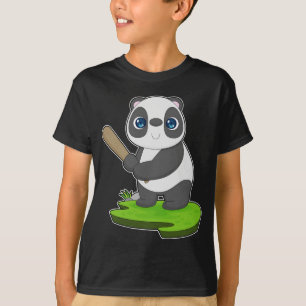 T-shirt Bataille de baseball de panda