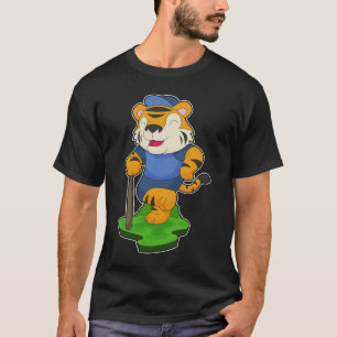 T-shirt Bataille de baseball de tigre