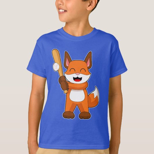 T-shirt Bataille de baseball Fox (Devant)