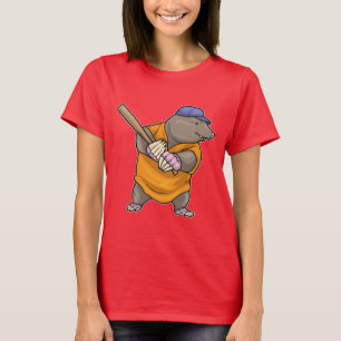 T-shirt Bataille de baseball Mole