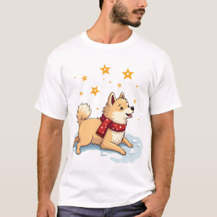 T-shirt Bataille de boules de neige Akita