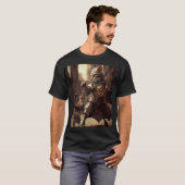 T-shirt Bataille de chats Steampunk (Devant entier)