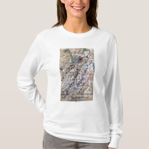 T-shirt Bataille de Chickamauga - carte panoramique de