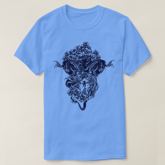T-shirt Bataille de Chinese dragons (Design devant)