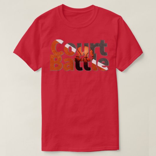 T-shirt Bataille de cour (Design devant)