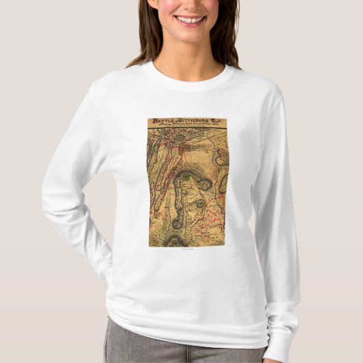 T-shirt Bataille de Gettysburg (Devant)