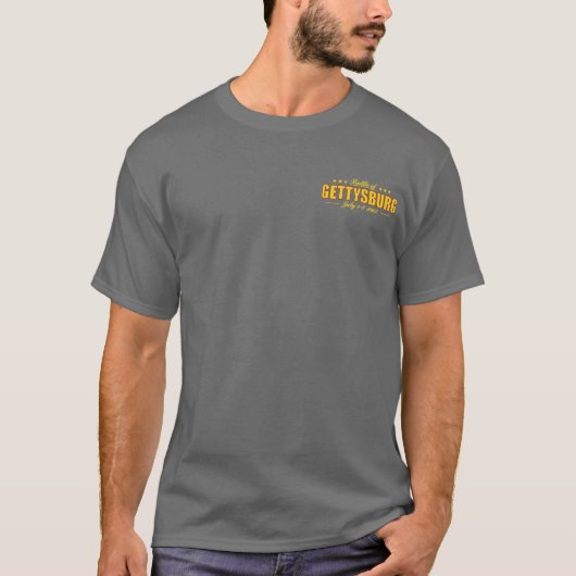 T-shirt Bataille de Gettysburg (Devant)