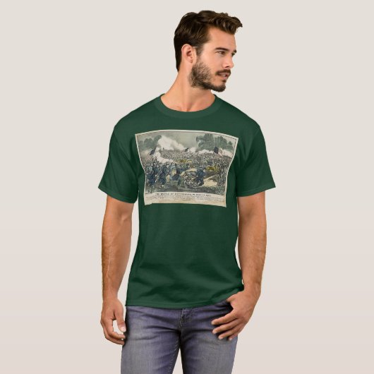 T-shirt Bataille de Gettysburg (Devant entier)