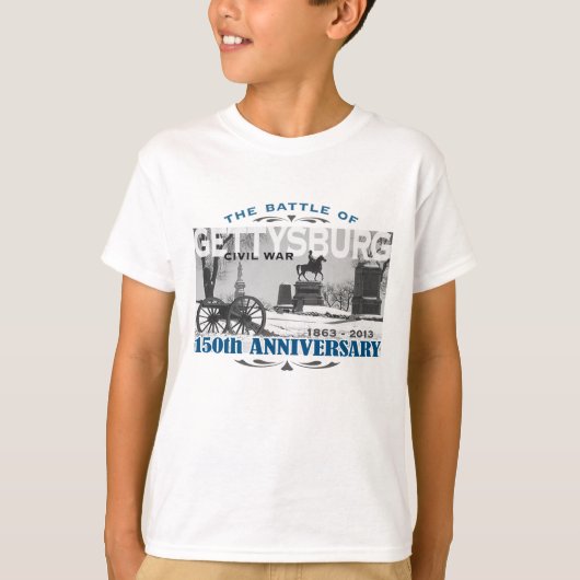 T-shirt Bataille de Gettysburg 150 ans (Devant)