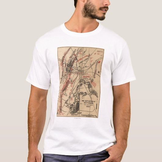T-shirt Bataille de Gettysburg 2 (Devant)