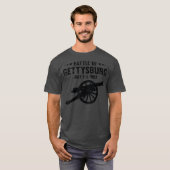 T-shirt Bataille de Gettysburg Champ de bataille Guerre am (Devant entier)