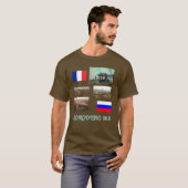 T-shirt Bataille de napoléon de Borodino (Devant entier)