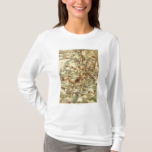 T-shirt Bataille de palais de justice de Spotsylvania (Devant)