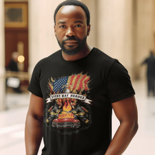 T-shirt Bataille de pompiers